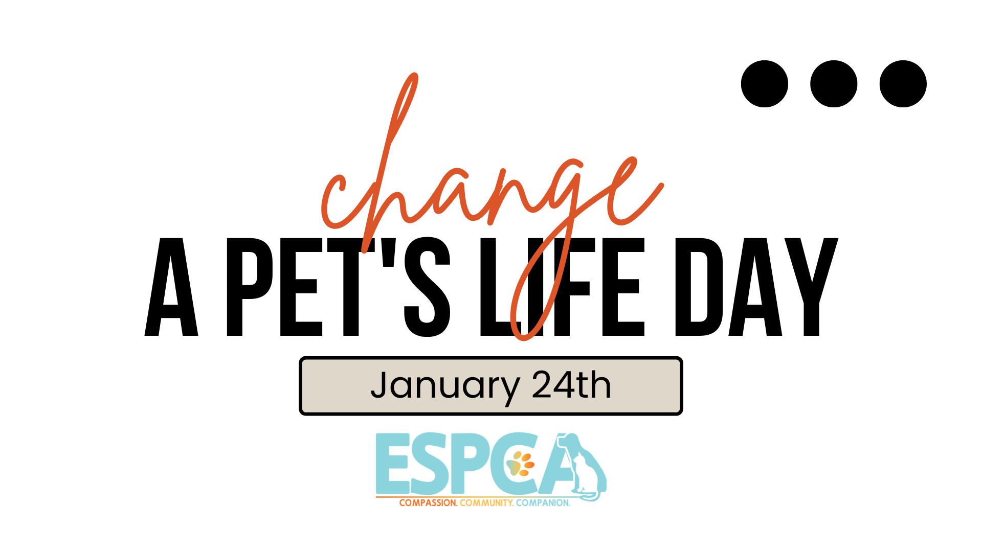change a pet's life day